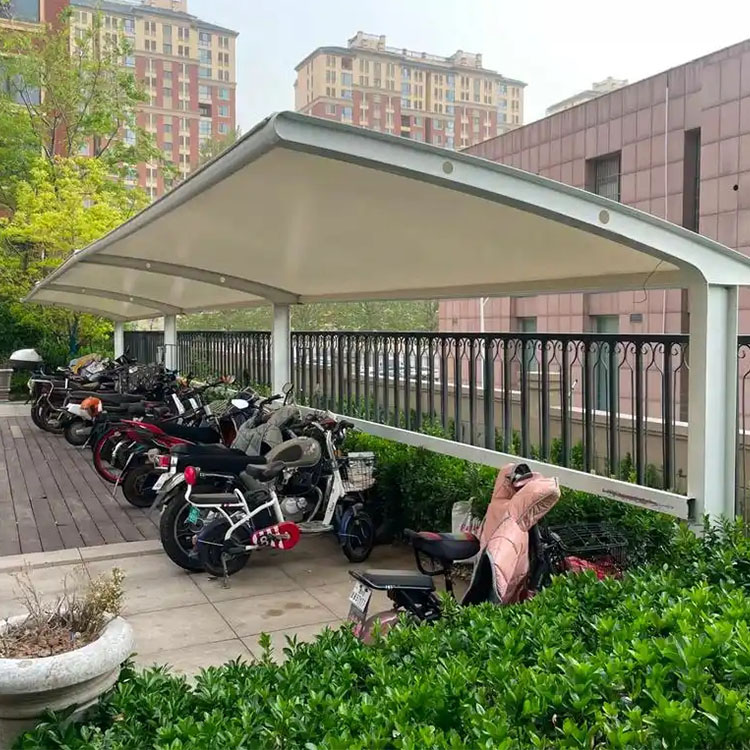 朝阳区膜结构电动车棚